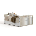 Storkcraft Amalfi Crib in Frosted Oat Full Bed image