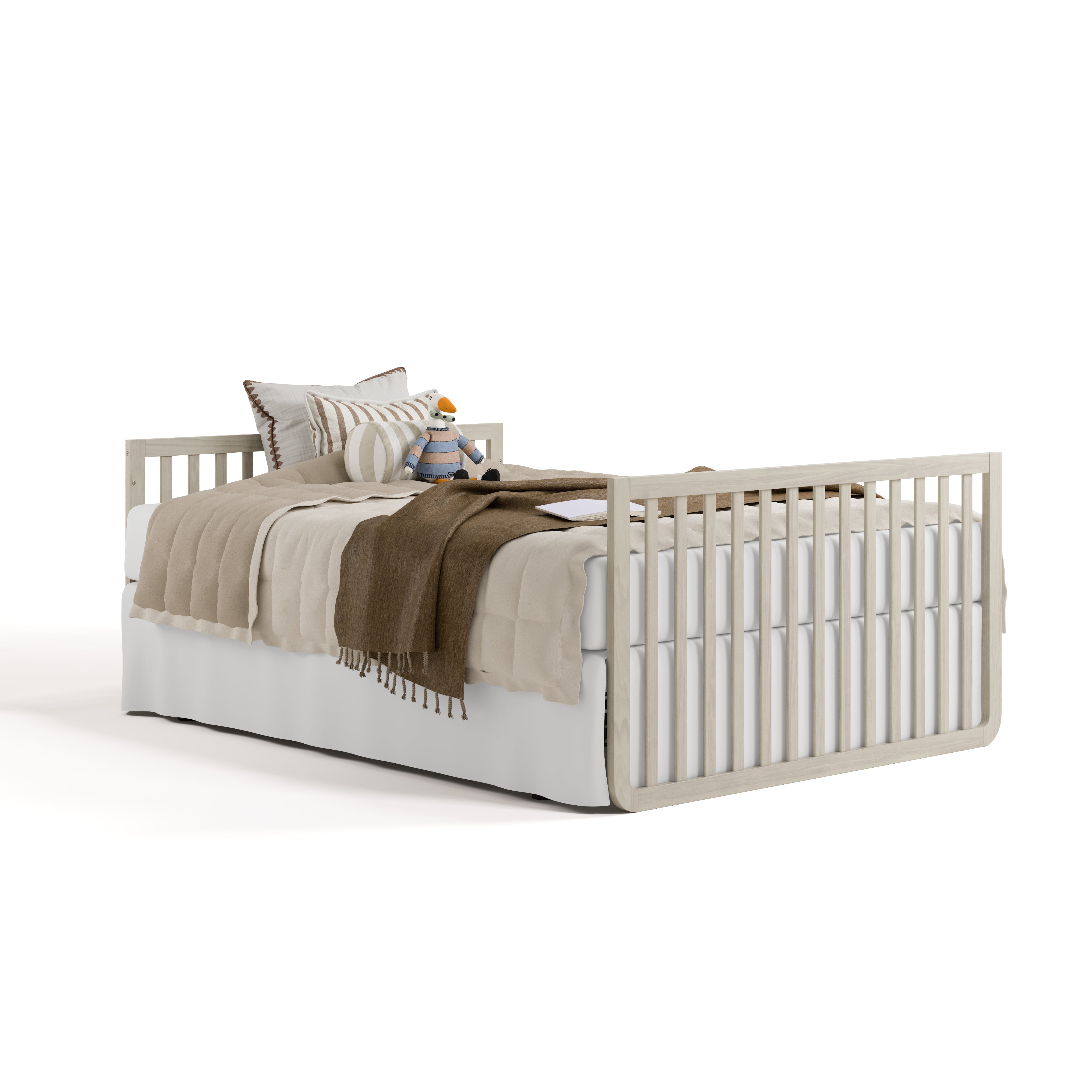 Storkcraft Amalfi Crib in Frosted Oat Full Bed image