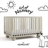 Storkcraft Amalfi Crib in Frosted Oat Callout image