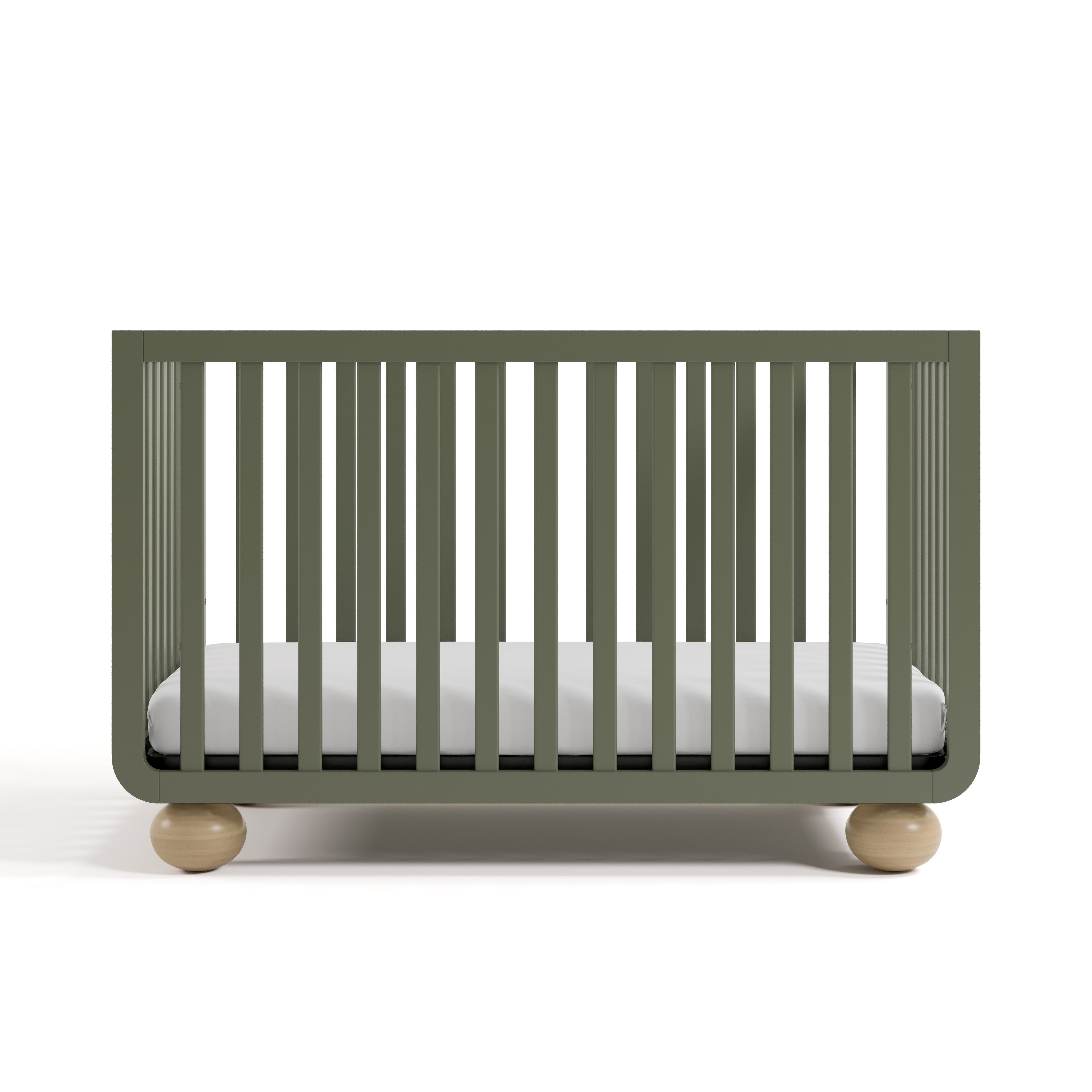 Front view of Amalfi olive with driftwood crib