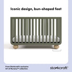 Amalfi olive with driftwood crib style callout