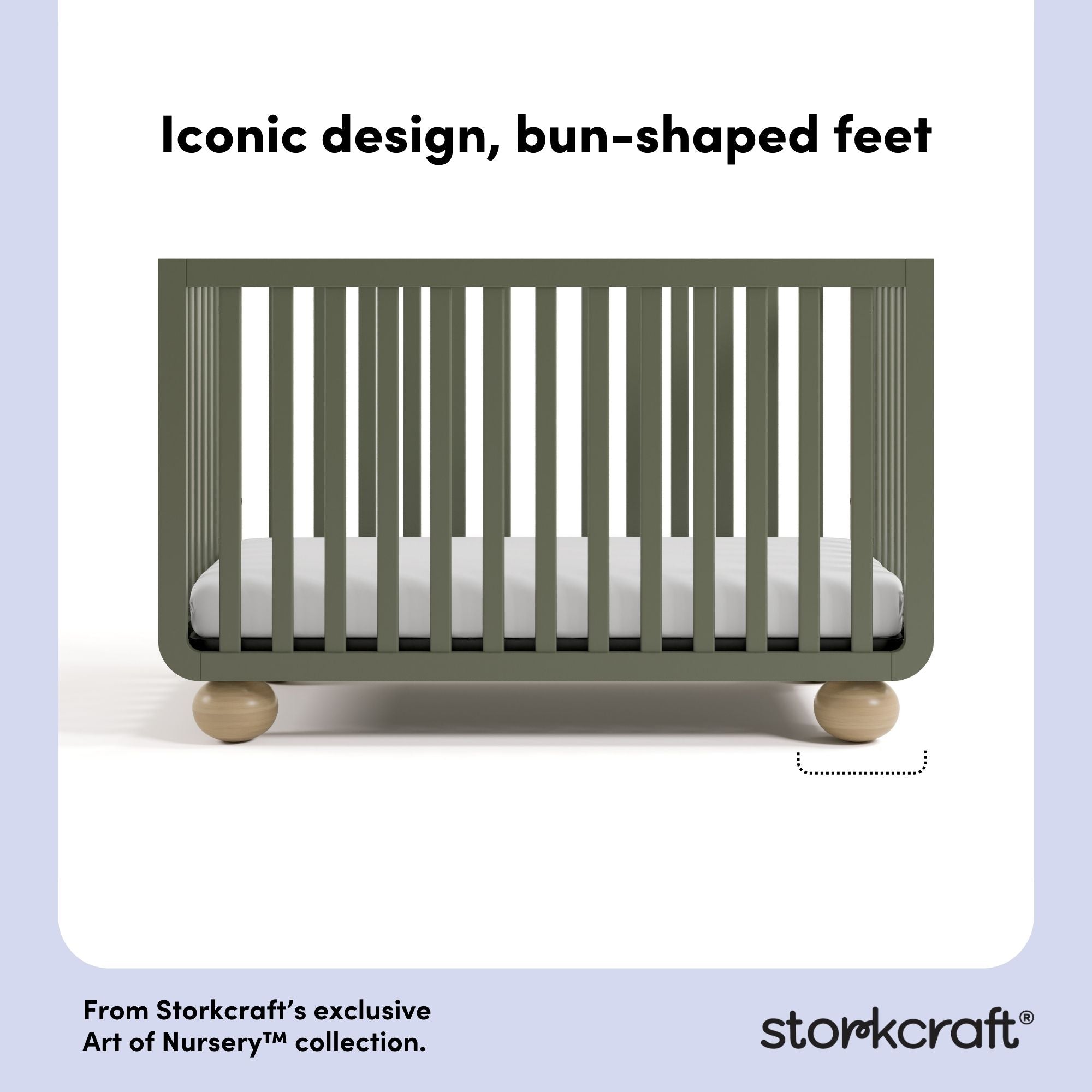 Amalfi olive with driftwood crib style callout