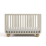 Front view of Amalfi frosted oat with driftwood crib