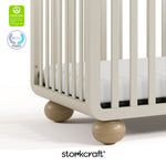 Amalfi frosted oat with driftwood crib with GGG and PTPA logos on top left
