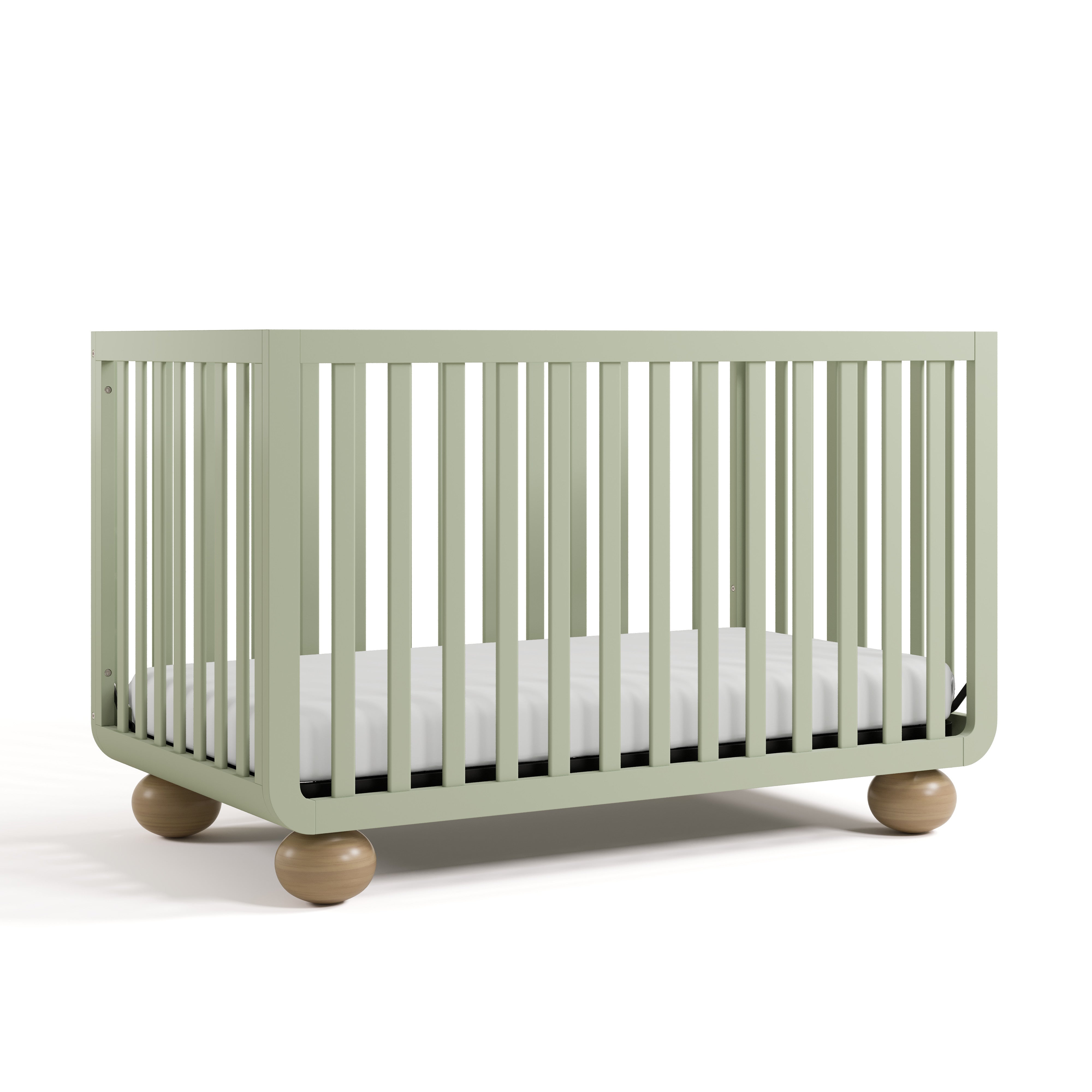 Angle view of Amalfi sage with driftwood crib