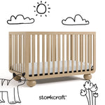 Amalfi driftwood crib with black doodles overlaid on image