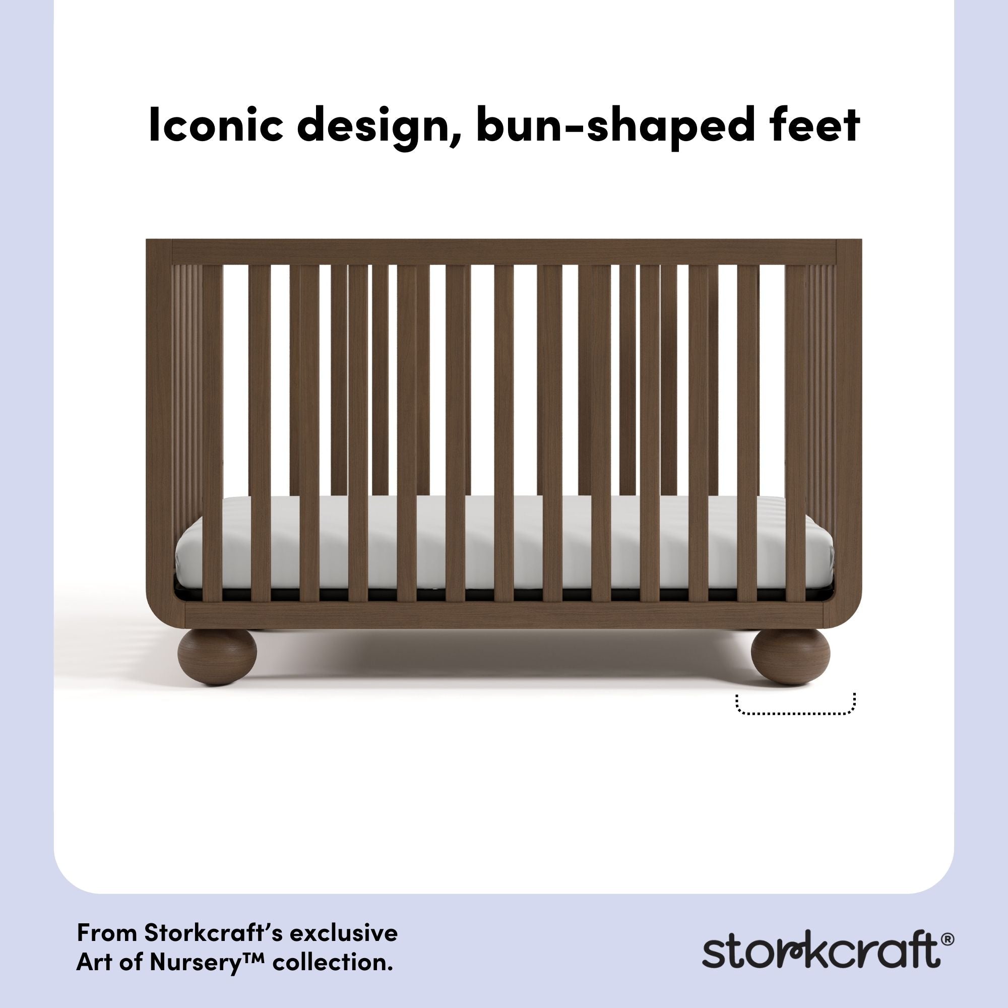 Amalfi hazelnut crib style callout
