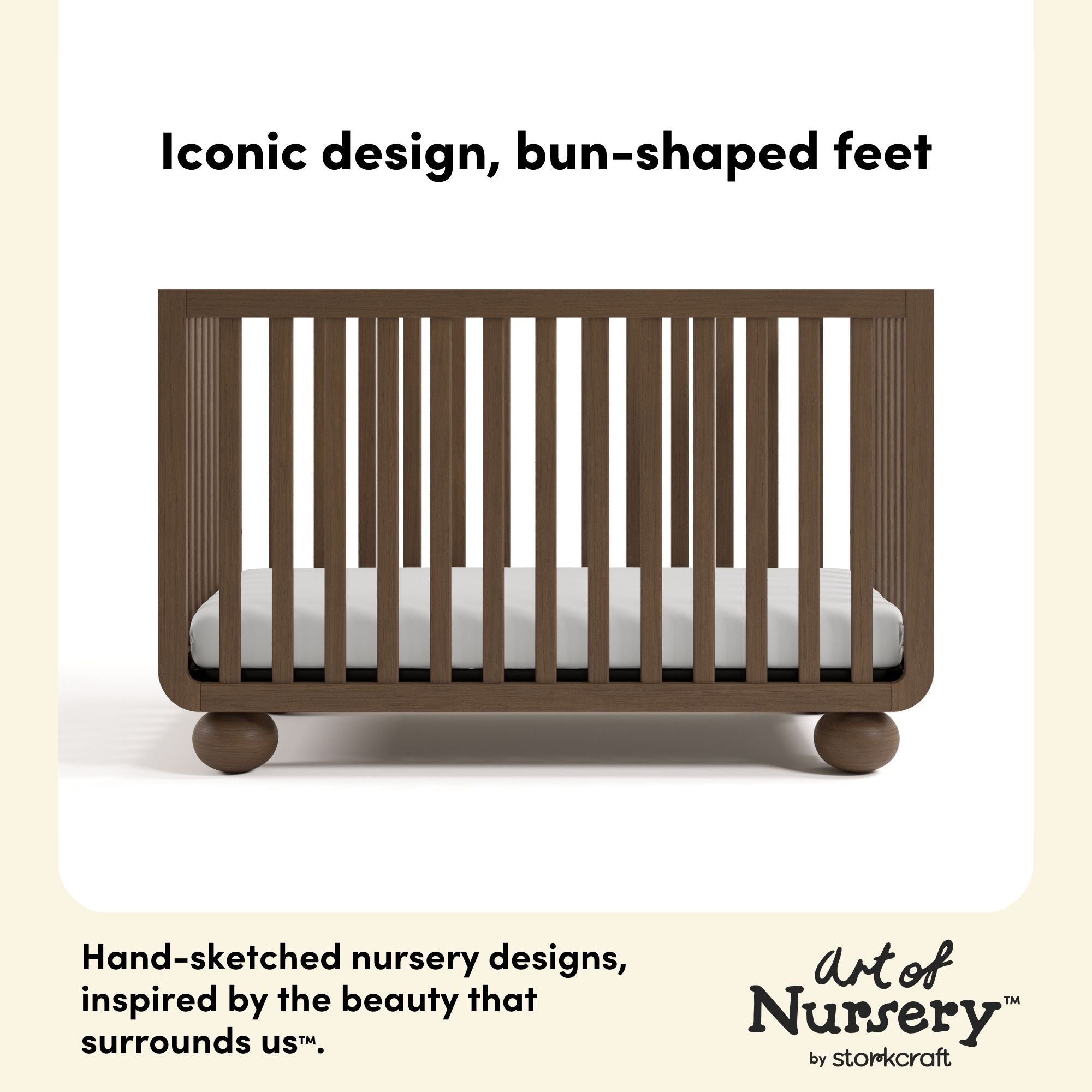 Amalfi hazelnut crib style callout