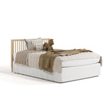 Rio driftwood crib converted to full-size bed