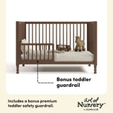 Rio hazelnut crib toddler guardrail callout