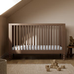 Rio hazelnut crib in a nursery