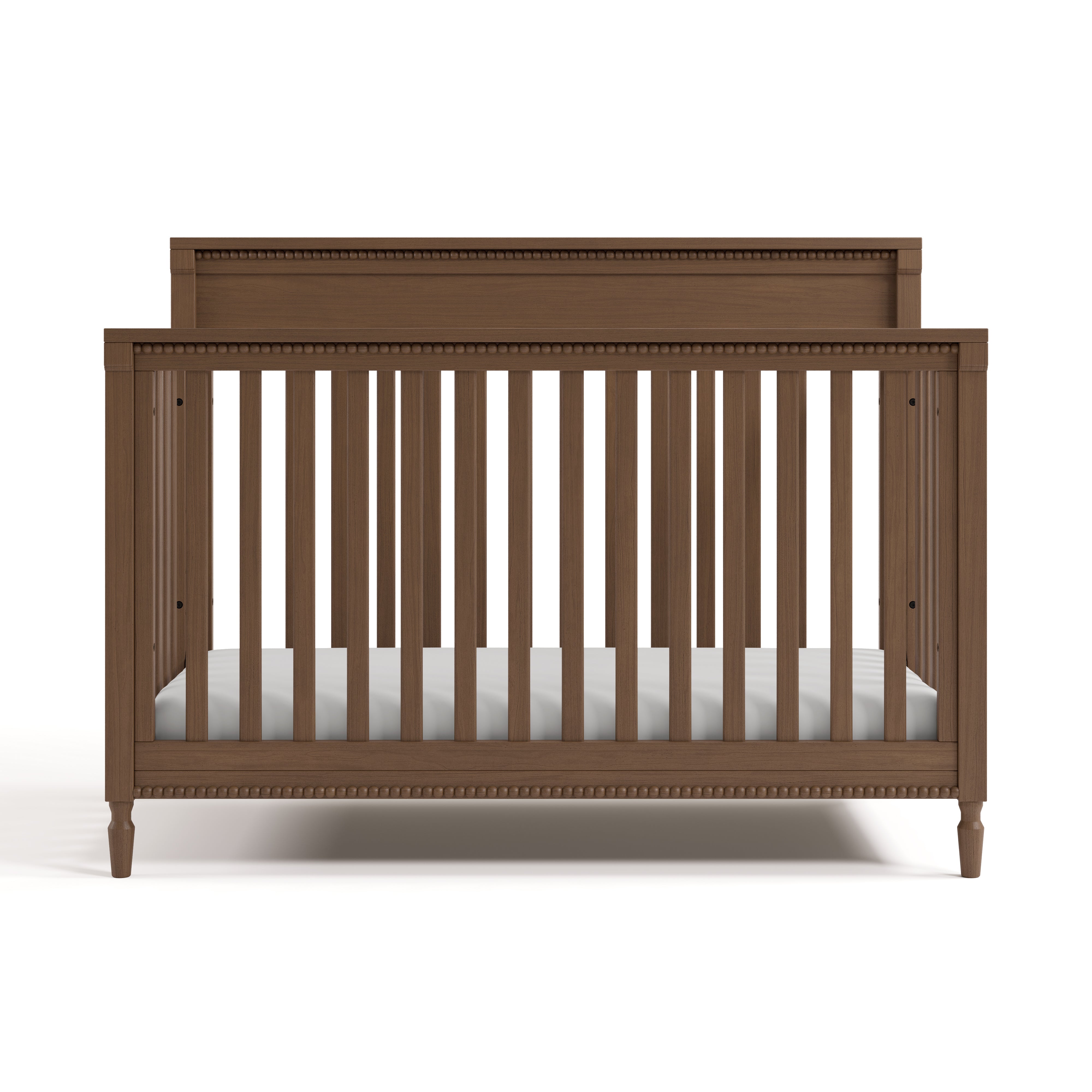 Valencia hazelnut crib front view