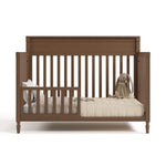 Valencia hazelnut crib converted to toddler bed