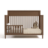 Valencia hazelnut crib converted to toddler bed
