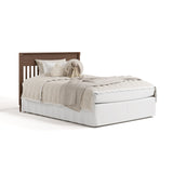 Valencia hazelnut crib converted to full bed