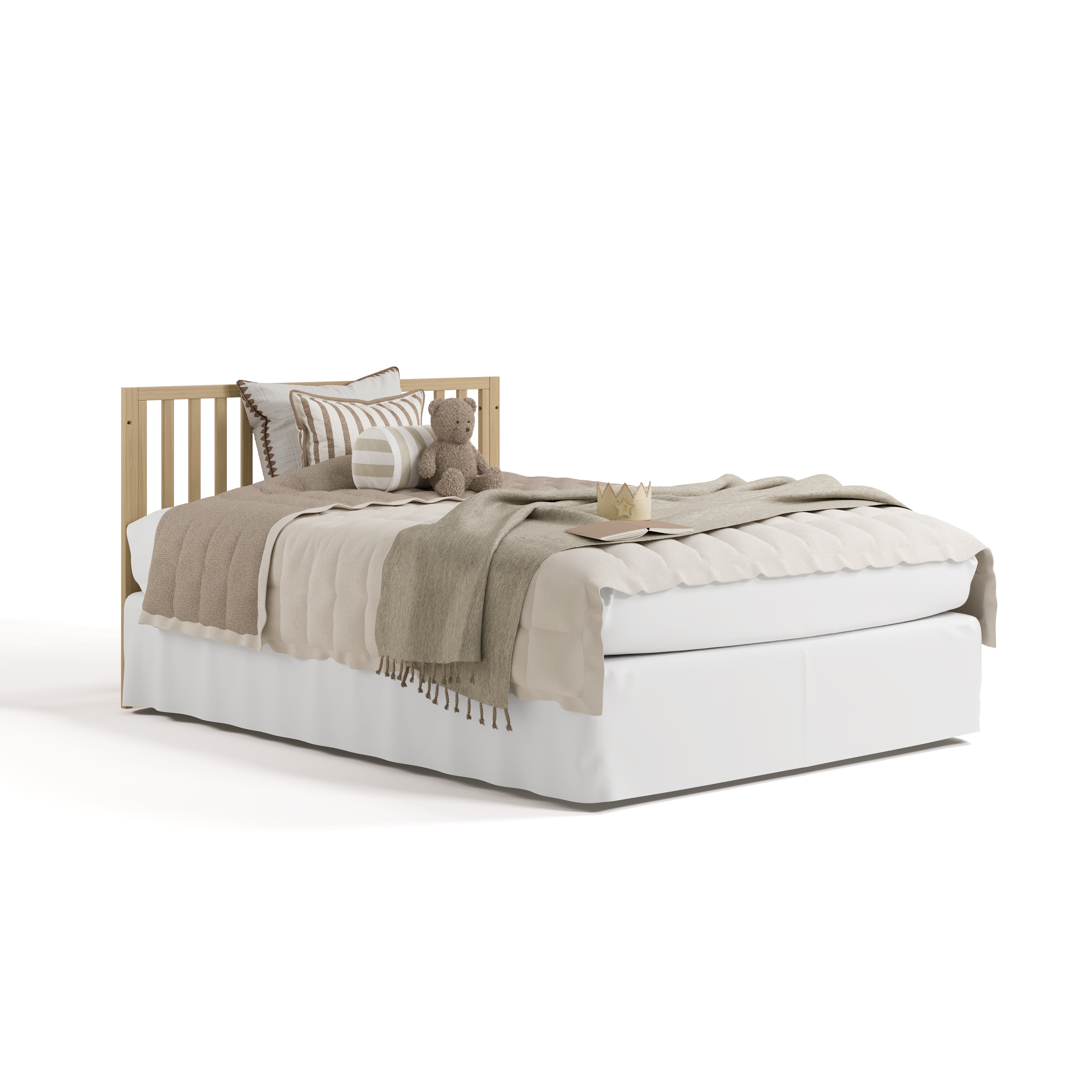 Mallorca driftwood crib converted to full bed
