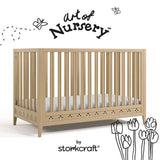 Mallorca 5-in-1 Convertible Crib with Bonus Toddler Guardrail