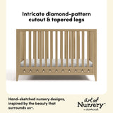 Mallorca 5-in-1 Convertible Crib with Bonus Toddler Guardrail