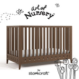 Mallorca 5-in-1 Convertible Crib with Bonus Toddler Guardrail