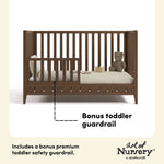 Mallorca hazelnut crib bonus guardrail callout