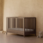 Mallorca hazelnut crib in a nursery