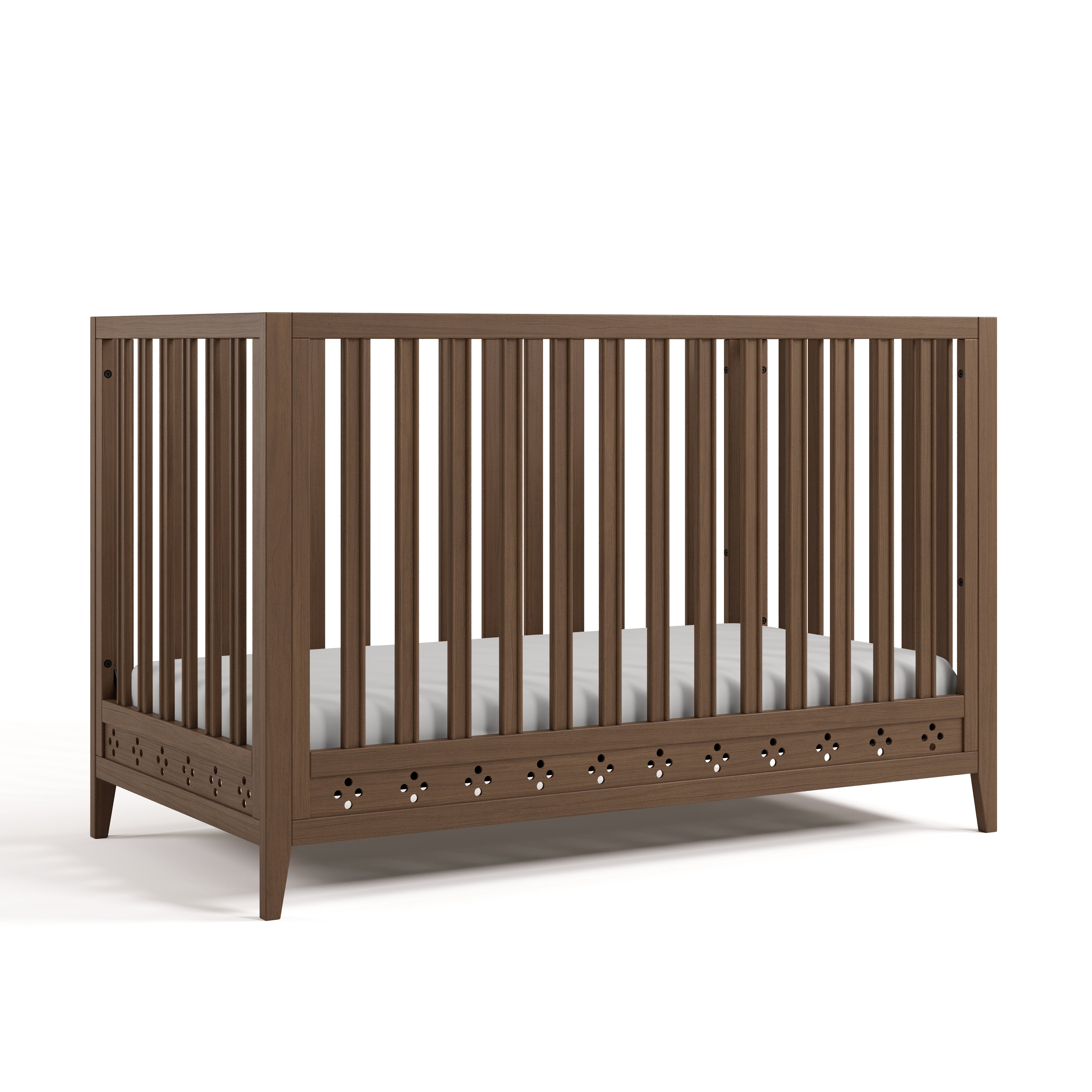 Storkcraft Mallorca 5-in-1 Convertible Crib in Hazelnut