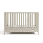 Mallorca frosted oat crib front view