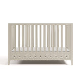 Mallorca frosted oat crib front view