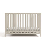 Storkcraft Mallorca 5-in-1 Convertible Crib in Frosted Oat