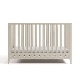 Storkcraft Mallorca 5-in-1 Convertible Crib in Frosted Oat