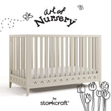Mallorca 5-in-1 Convertible Crib with Bonus Toddler Guardrail