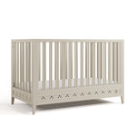 Mallorca frosted oat crib angle view