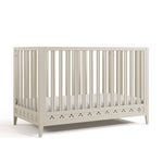 Storkcraft Mallorca 5-in-1 Convertible Crib in Frosted Oat