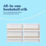 Read-with-me white with driftwood crib bookshelves callout