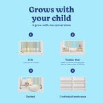 Read-with-me white with driftwood crib conversions callout