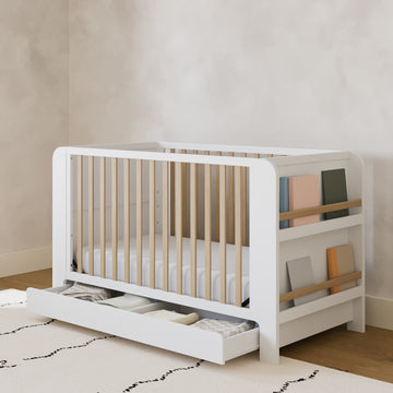 Graco® Read-with-Me™ 4-in-1 Convertible Bookshelf Crib with Drawer