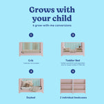 Read-with-me blush with driftwood crib conversions callout