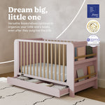 Read-with-me blush with driftwood crib awards callout