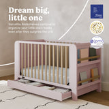 Read-with-me blush with driftwood crib awards callout