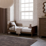 Bailey hazelnut toddler bed in kids room