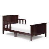 Bailey espresso toddler bed angle view
