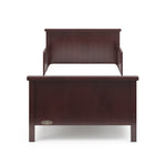 Bailey espresso toddler bed front view