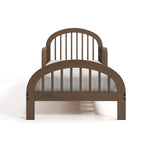 Olivia hazelnut toddler bed front view