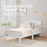Benton white toddler bed lifestyle callout