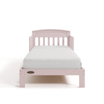 Benton blush toddler bed front view