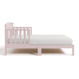 Benton blush toddler bed side view