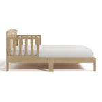 Benton driftwood toddler bed side view