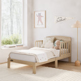 Benton driftwood toddler bed in kids room