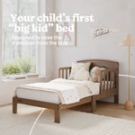 Benton hazelnut toddler bed lifestyle callout