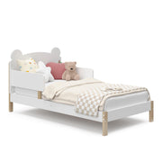 Teddy Bear Toddler Bed with Guardrails
